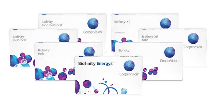 Sieben eigenständige Biofinity® Familienmitglieder bieten mittlerweile mehr als 200.000 Korrektionsmöglichkeiten